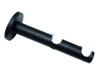 Gardinia Dvojitý kombinovaný nosič Memphis otevřený černý 75 mm x 50 mm