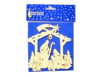 Betlém závěsný dřevěný