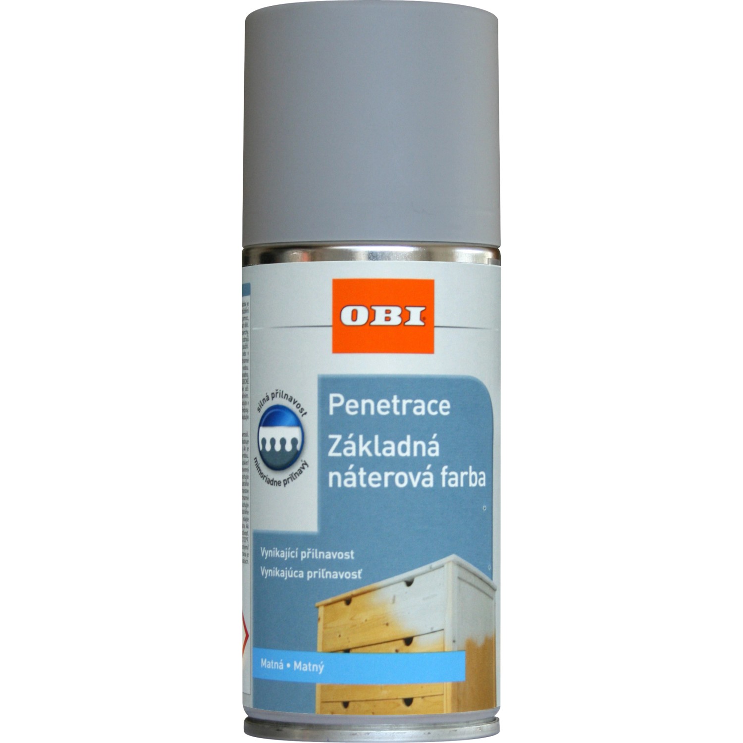 OBI Sprej základový šedý 150 ml