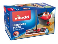 Vileda Sada plochého mopu s kbelíkem Ultramax TURBO Microfibre 2v1