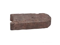 DITON Trávníkový lem imitace dřeva, dub tmavý, 25 x 12 x 4,5 cm