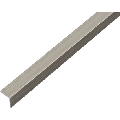 Alberts rovnák úhelník, hliníkový, 20x20x1000 mm, tmavě šedý.