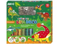 Amos Sada barev na sklo Dinosaurus 10 x 10,5 ml + 12 sklíček