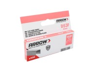 Arrow Ploché drátěné sponky do sponkovačky D53F V2A, délka 6 mm, 500 ks