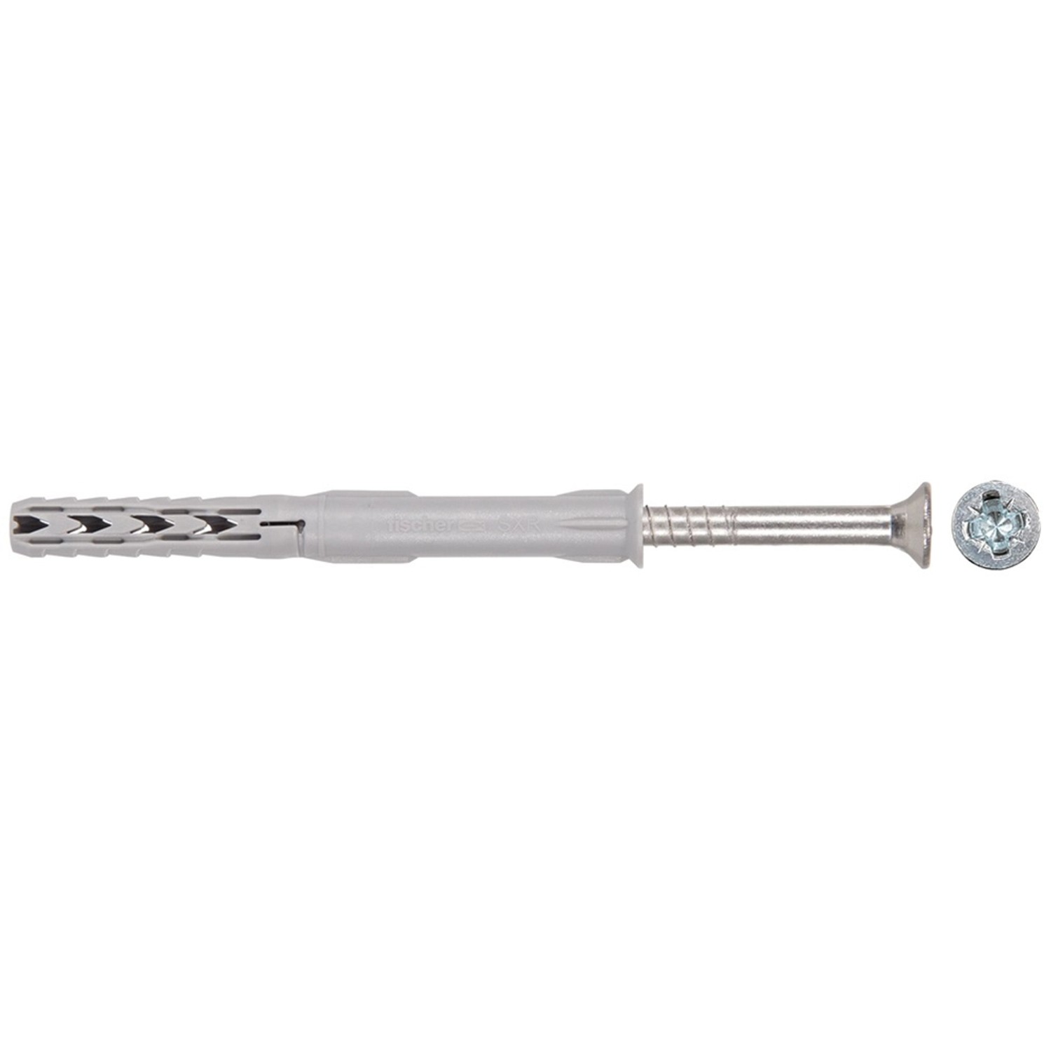 Fischer Rámová hmoždinka SXR 6 x 50 Z K NV se šrouby, 8 ks