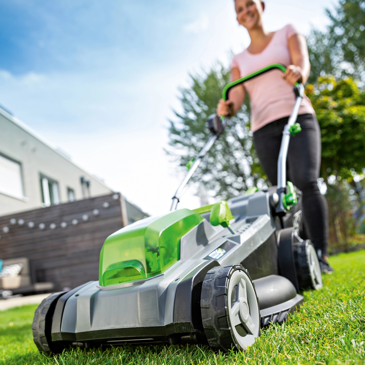 LUXTOOLS 1 PowerSystem Aku sekačka na trávu ARM2x20/37 Set koupit v OBI