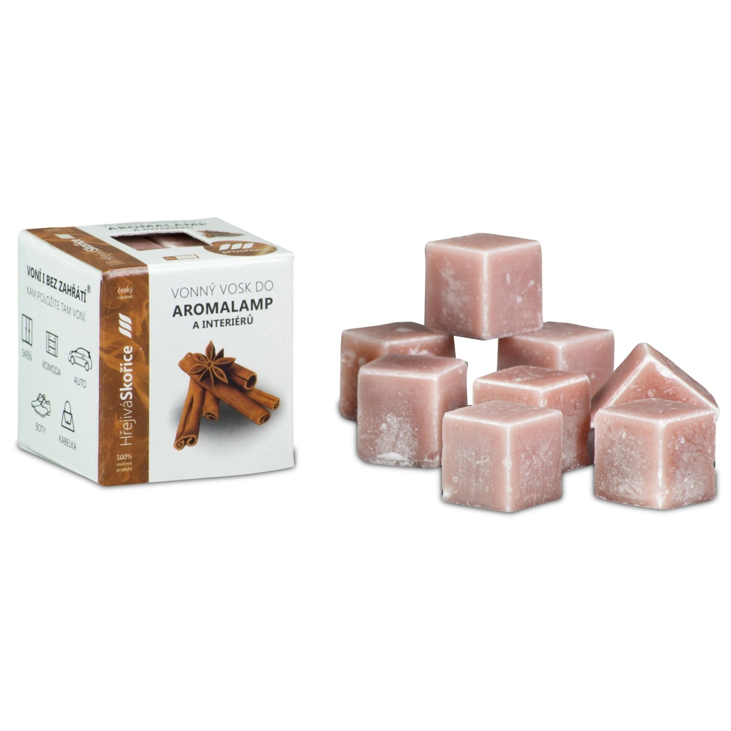 Vonný vosk Hřejivá skořice 8 ks, 30 g