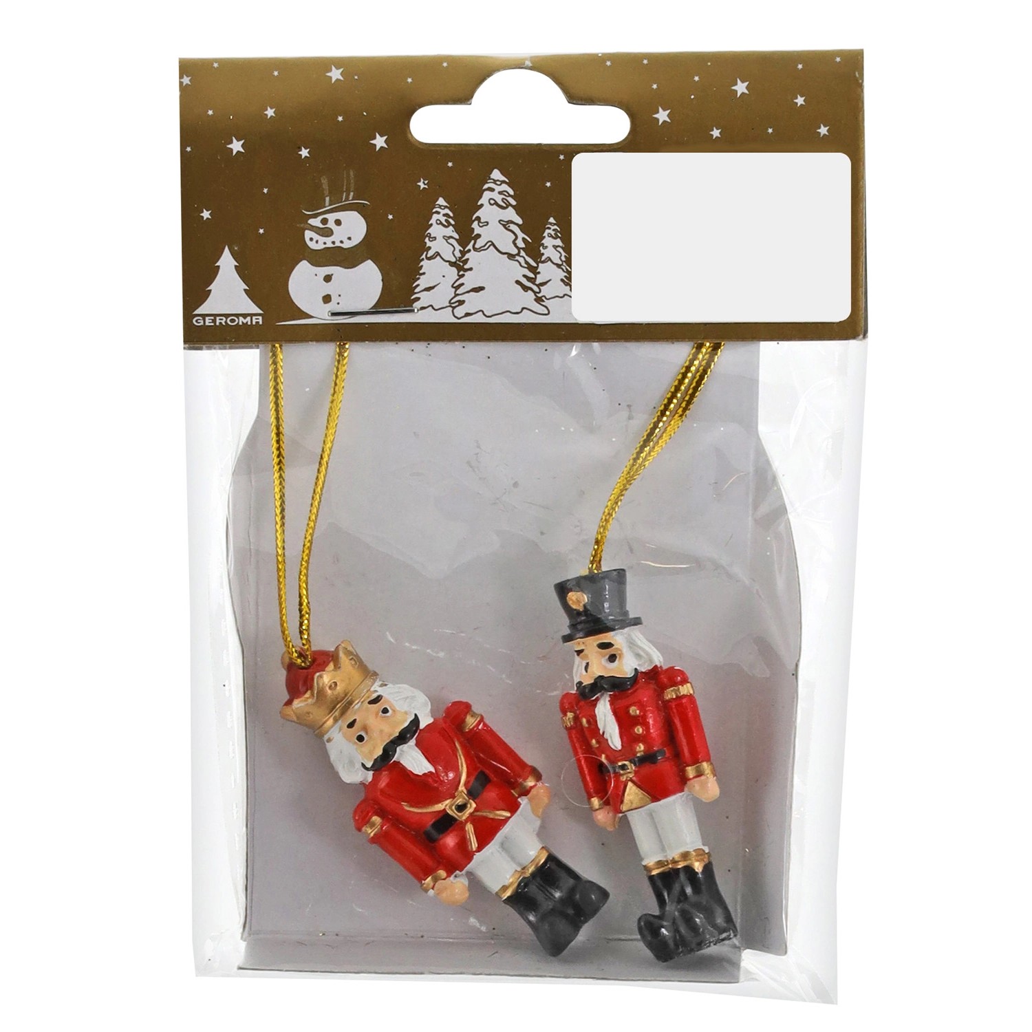 Louskáček k zavěšení polyresin, 5 cm, 2 ks