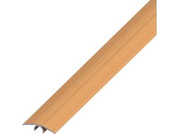alfer Přechodový profil Clipstech eloxovaný hliník práš.lak, buk, 33 x 1000 mm