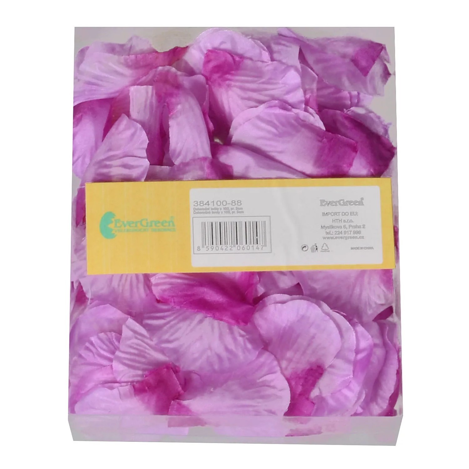 Dekorační okvětní lístky 100 ks, pr. 5 cm, fialové