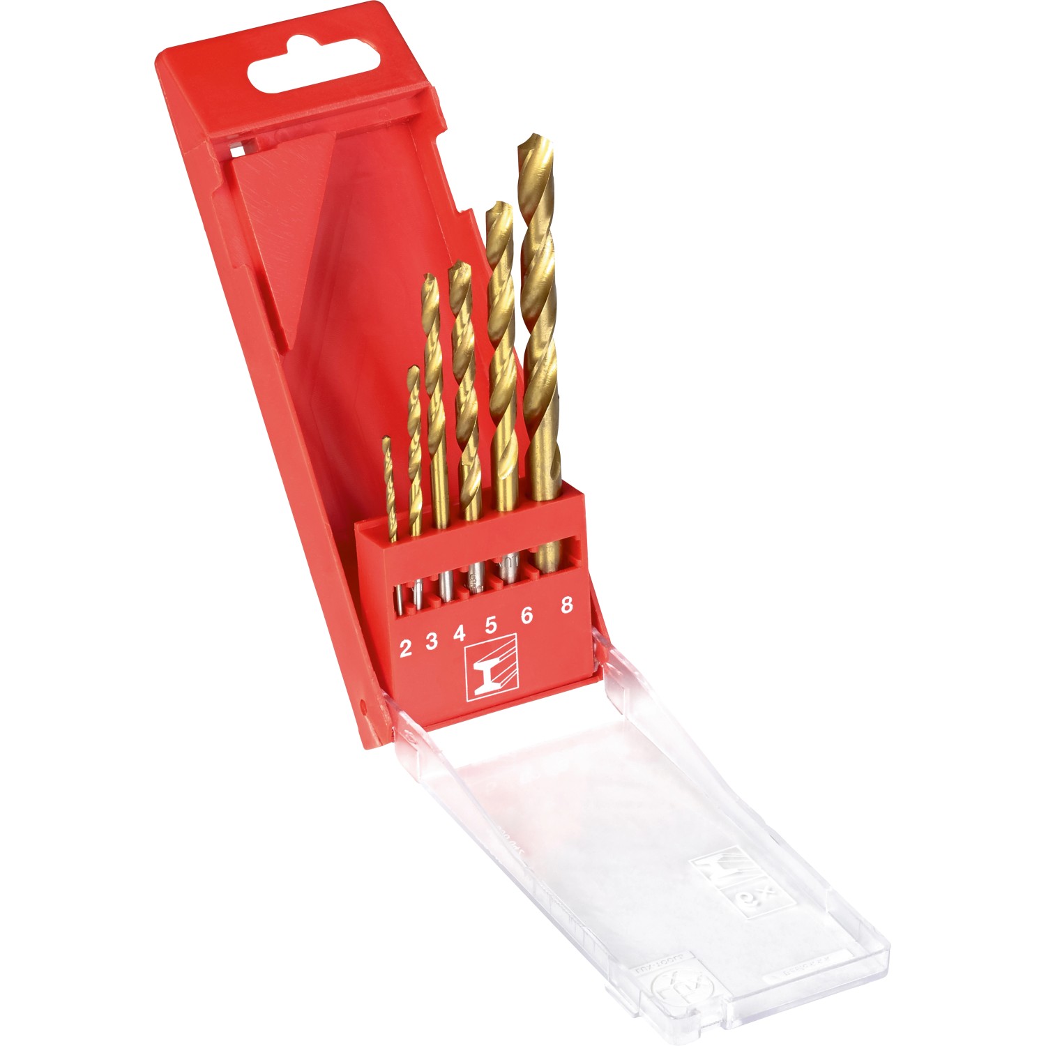 LUX Box s vrtáky do kovu Classic 6dílný