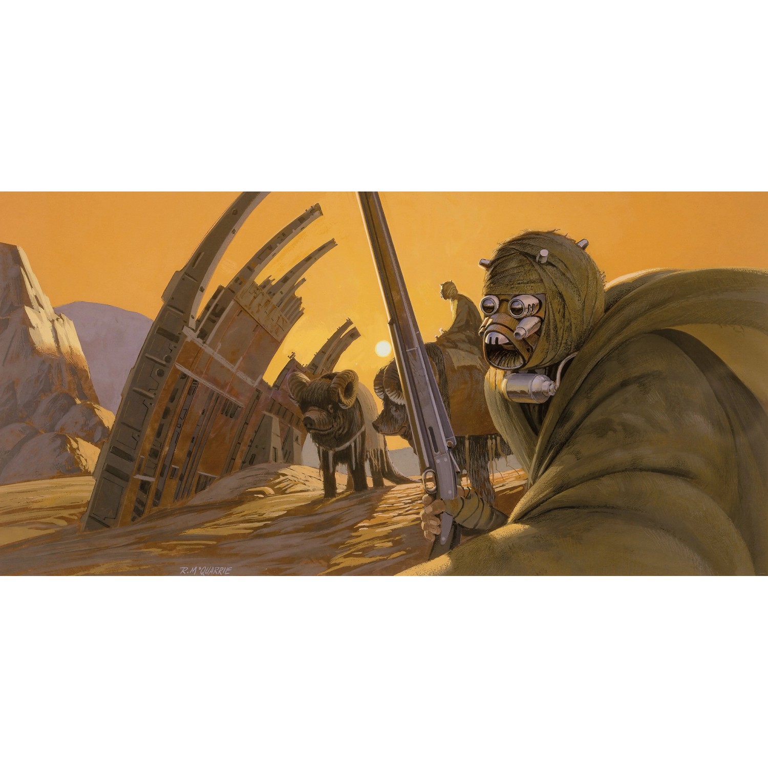 Komar Vliesová fototapeta Star Wars Classic RMQ Tusken 500 x 250 cm