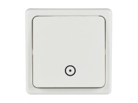 SEZ Tlačítko Standard DS 1101-10 B bílé 28 x 82 x 82 mm