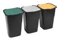 Heidrun Sada košů na třídění odpad, 3 x 50 l