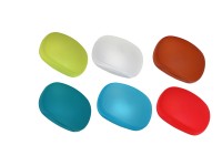 Krabička na mýdlo plastové, různé barvy, 1 ks, 12 x 8,2 x 4 cm