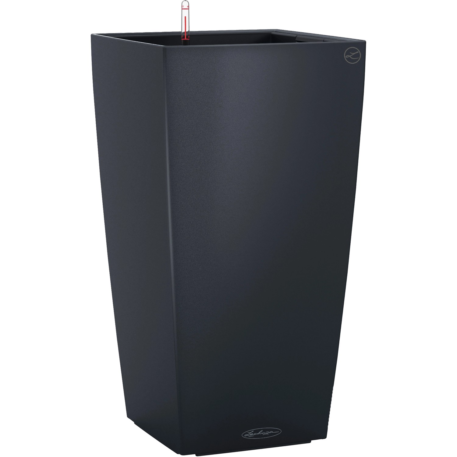 Lechuza Květináč Cubico Color 22 břidlicový, 410 x 220 x 220 mm