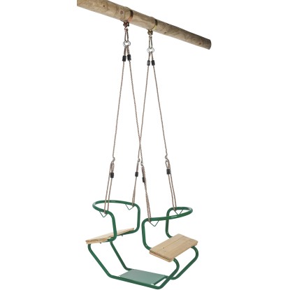 SwingKing Dvoumístná houpačka gondola, zelená
