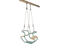 SwingKing Dvoumístná houpačka gondola, zelená SwingKing Dvoumístná houpačka gondola, zelená