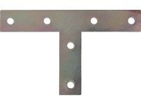 Plochý spojovací úhelník ve tvaru T pozinkovaný 120 mm x 54 mm x 19 mm