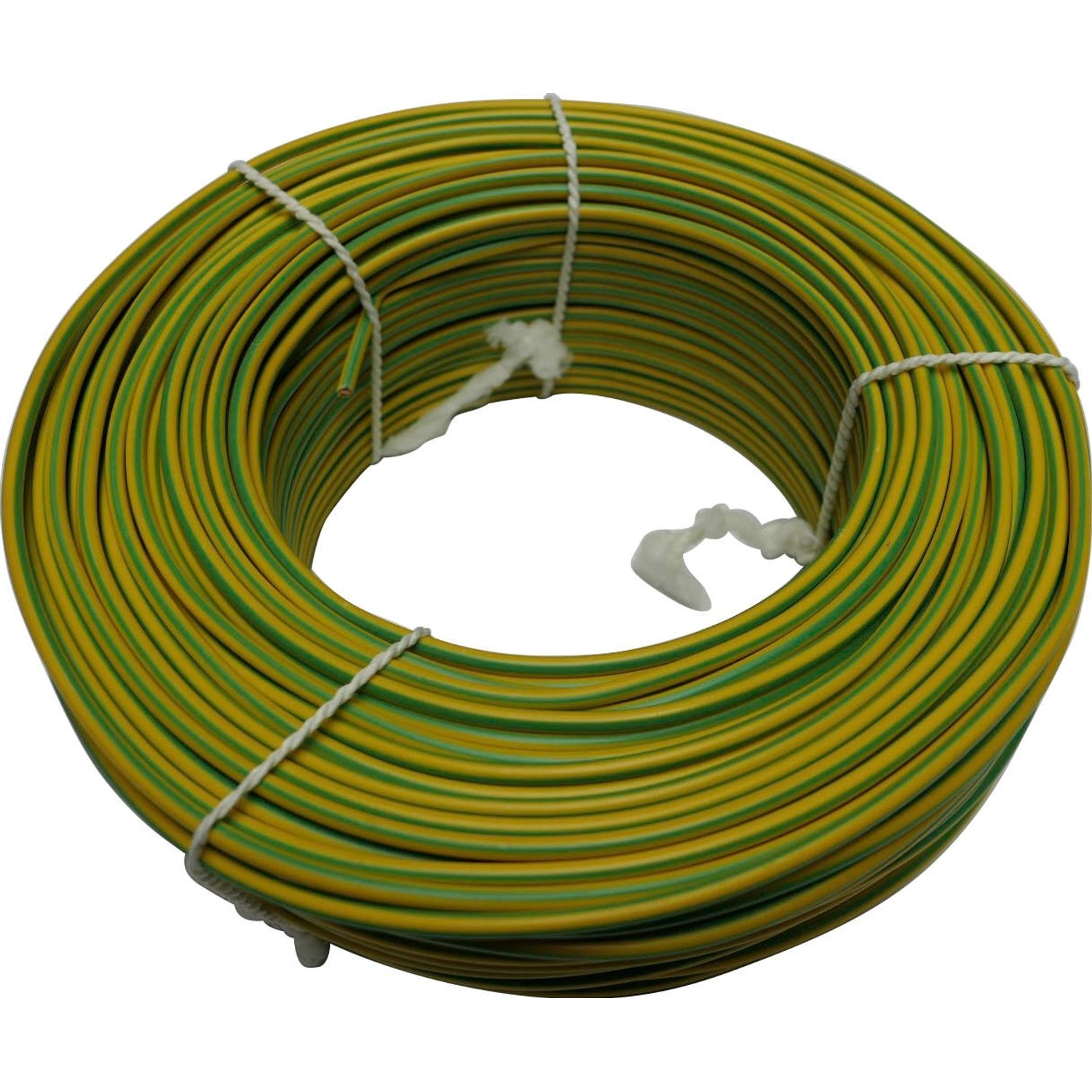 Silový vodič H07V-U 4, zeleno-žlutá - metráž