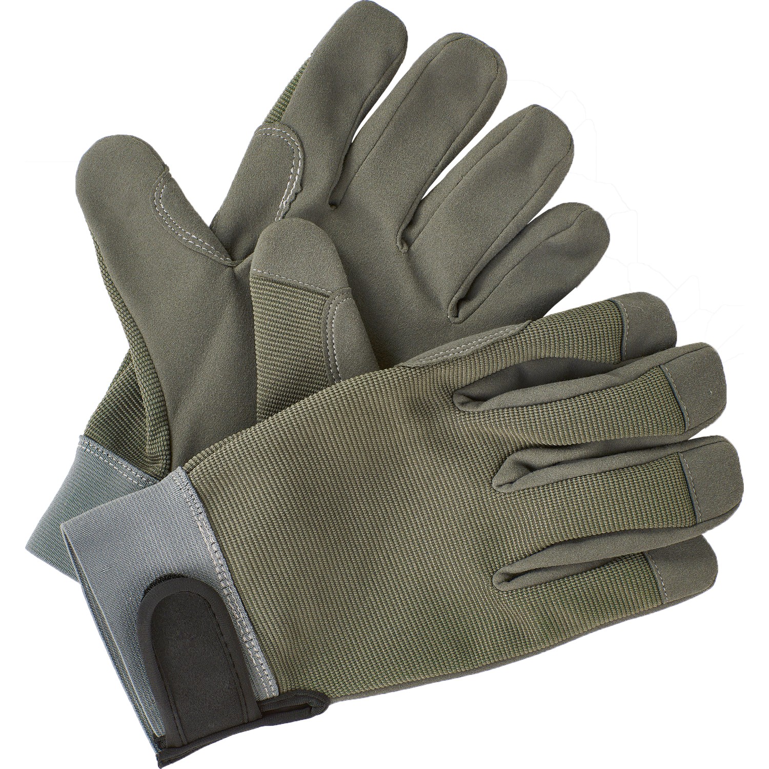 LUX Zahradní rukavice olivově zelená, vel. 9