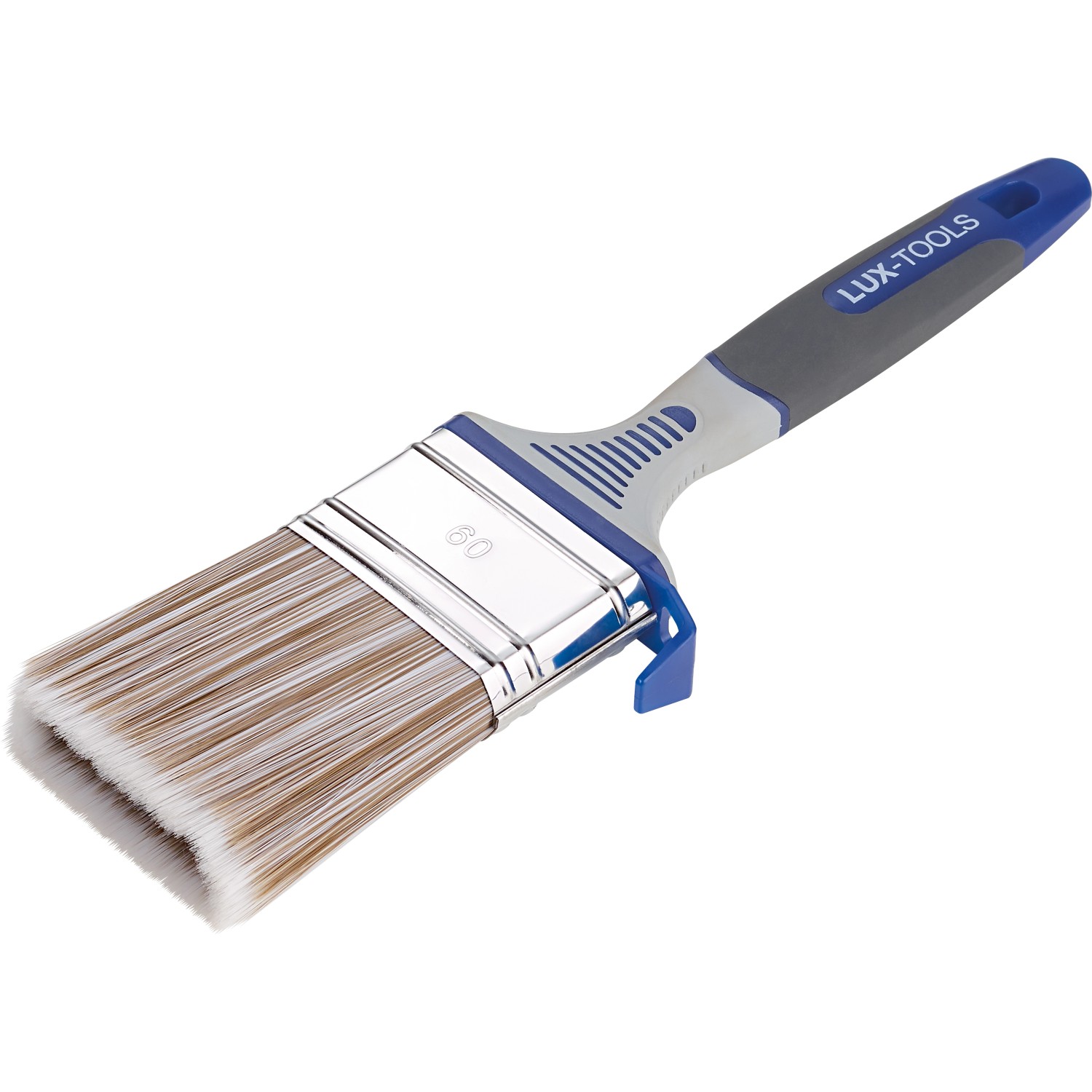 LUX-TOOLS PRO Plochý štětec lazurovací 3K s háčkem a rezervoárem, 60 mm