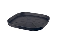 Deroma Miska pod květináč Origin Square Saucer, antracitová, 23 x 23 cm