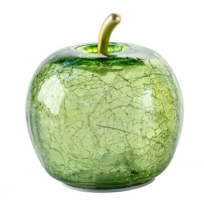 FlowerPower Dekorace na stůl jablko Pomo s LED osvětlením, pr. 11 x 12 cm