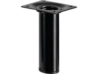 Hettich Nábytková noha kulatá, černá, pr. 30 x 100 mm