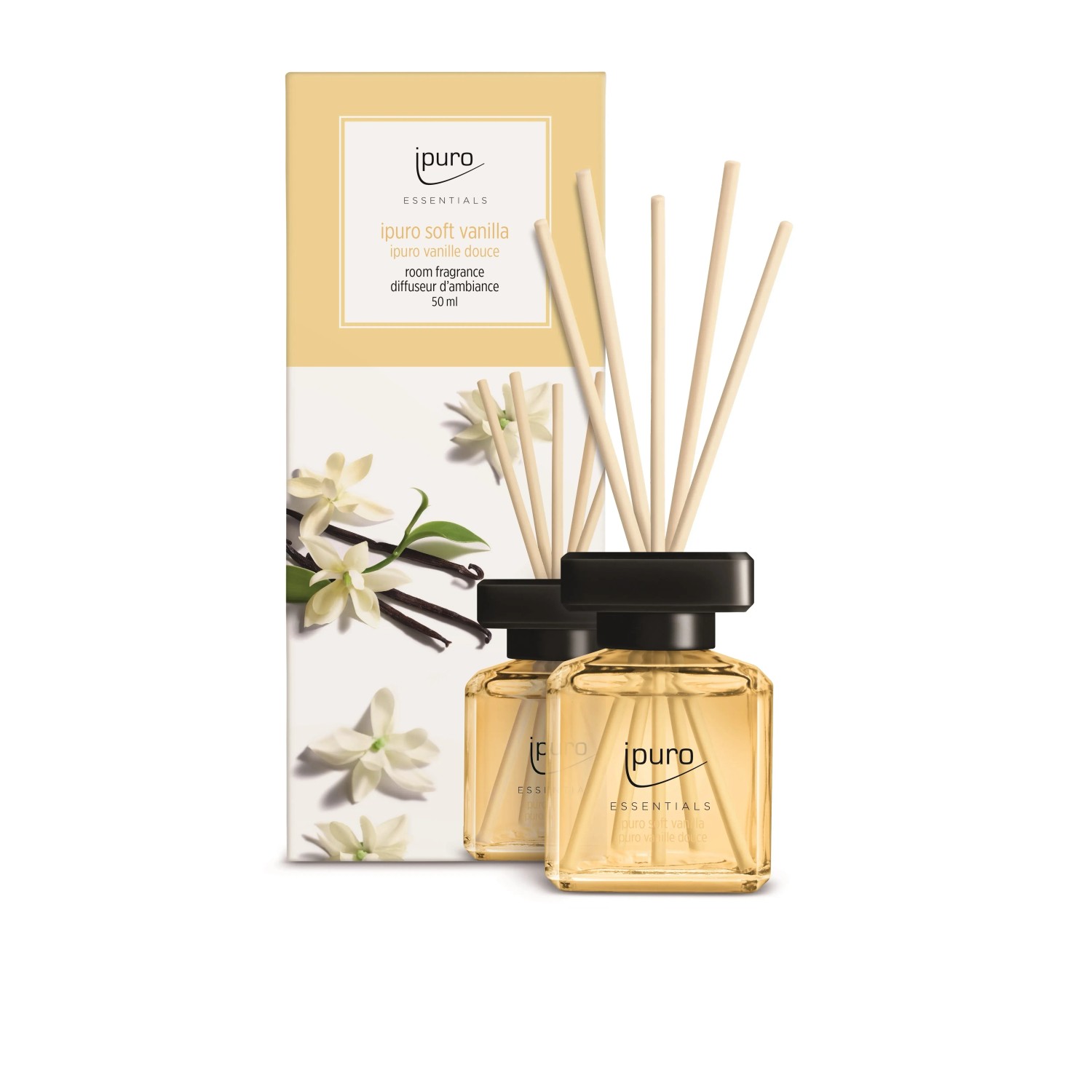 Ipuro Aroma difuzér Essentials Soft Vanilla 50 ml