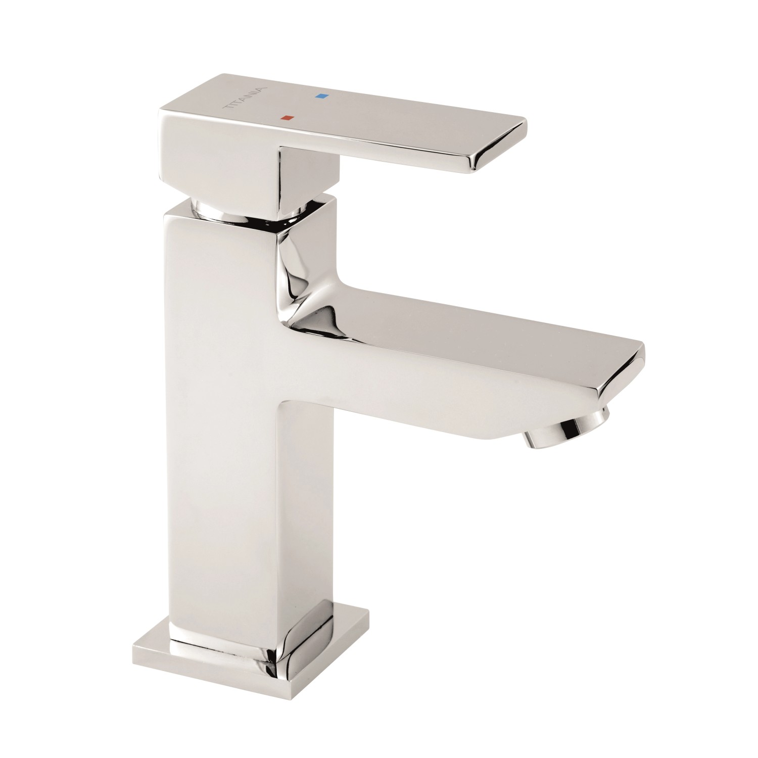 Umyvadlová baterie bez výpusti Titania CUBE chrom NOVASERVIS 98801