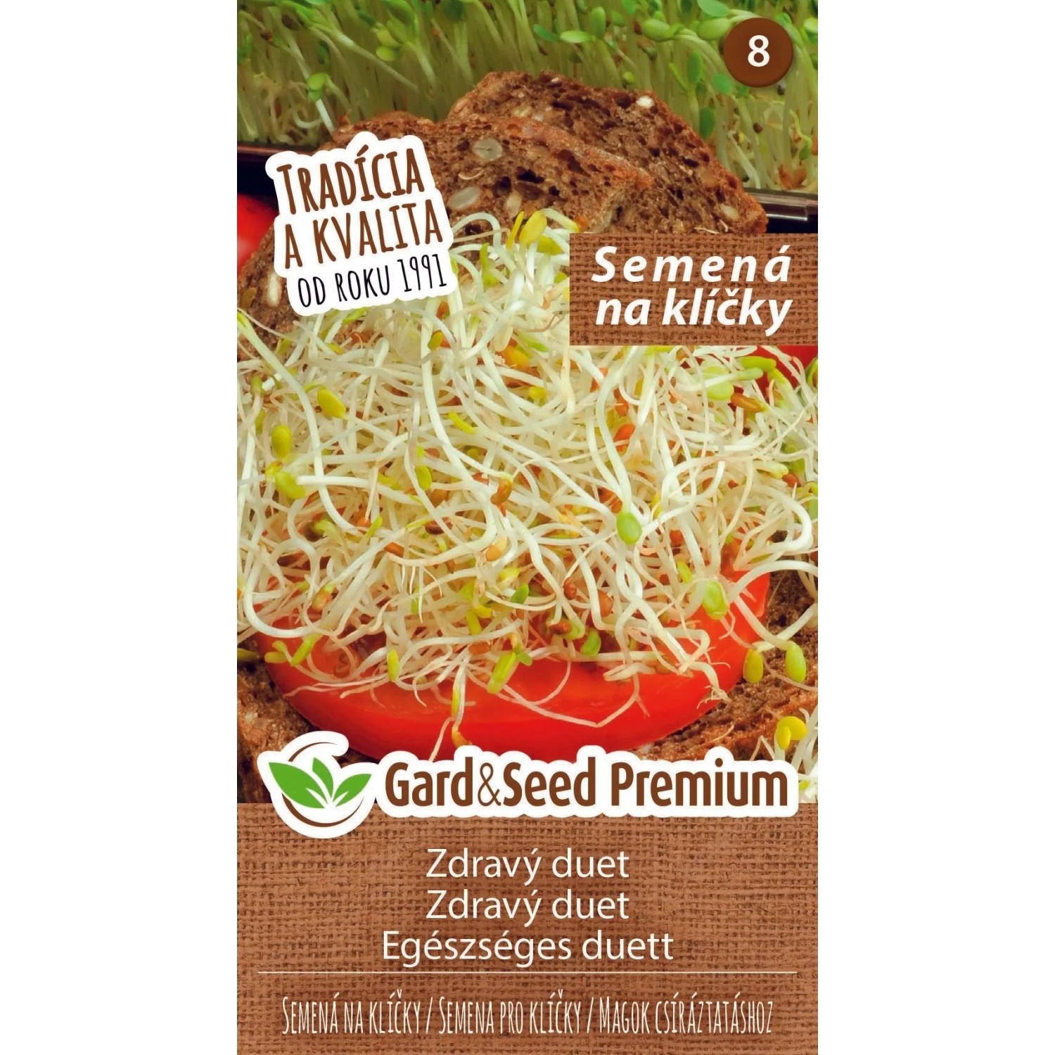 GardenSeed Premium Semínka na klíčky Zdravý duet