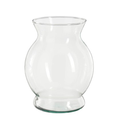 Mica Skleněná váza Jazz projmutá pr. 12,5 x 20 cm