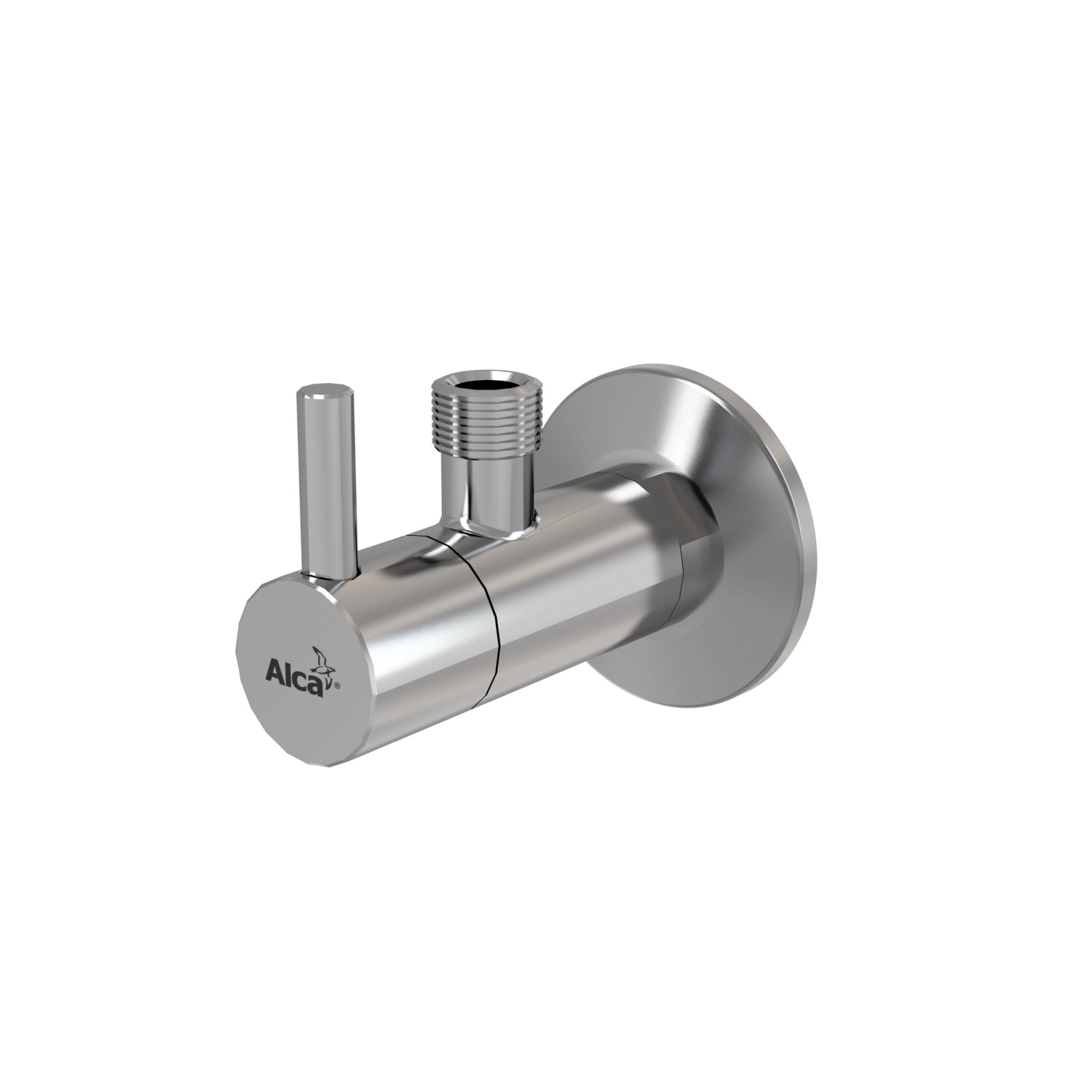 Alcadrain Ventil rohový s filtrem 1/2" x 3/8", kulatý