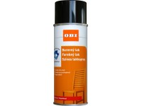 OBI Lak ve spreji vysoce lesklý RAL 9017 dopravní černá 400 ml
