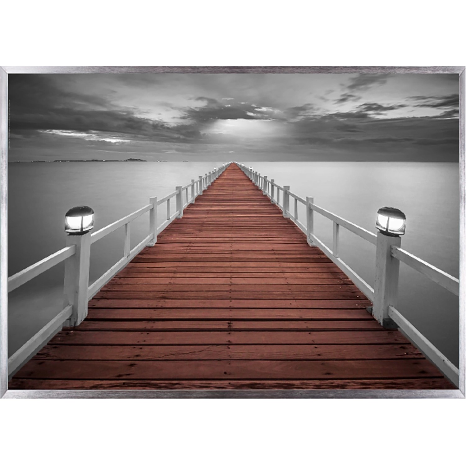 Bondecor Zarámovaný obraz Scenerie 53 x 73 cm