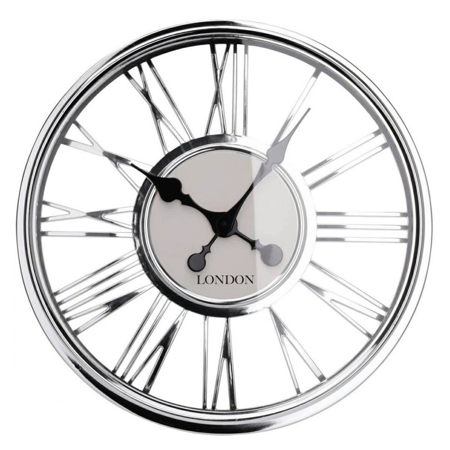 Koopman Nástěnné hodiny s teploměrem a vlhkoměrem 28,5 x 28,5 x 4 cm