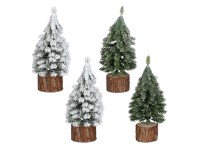 MICA Vánoční dekorace stromeček různé druhy pr. 8 x 19 cm, 1 ks