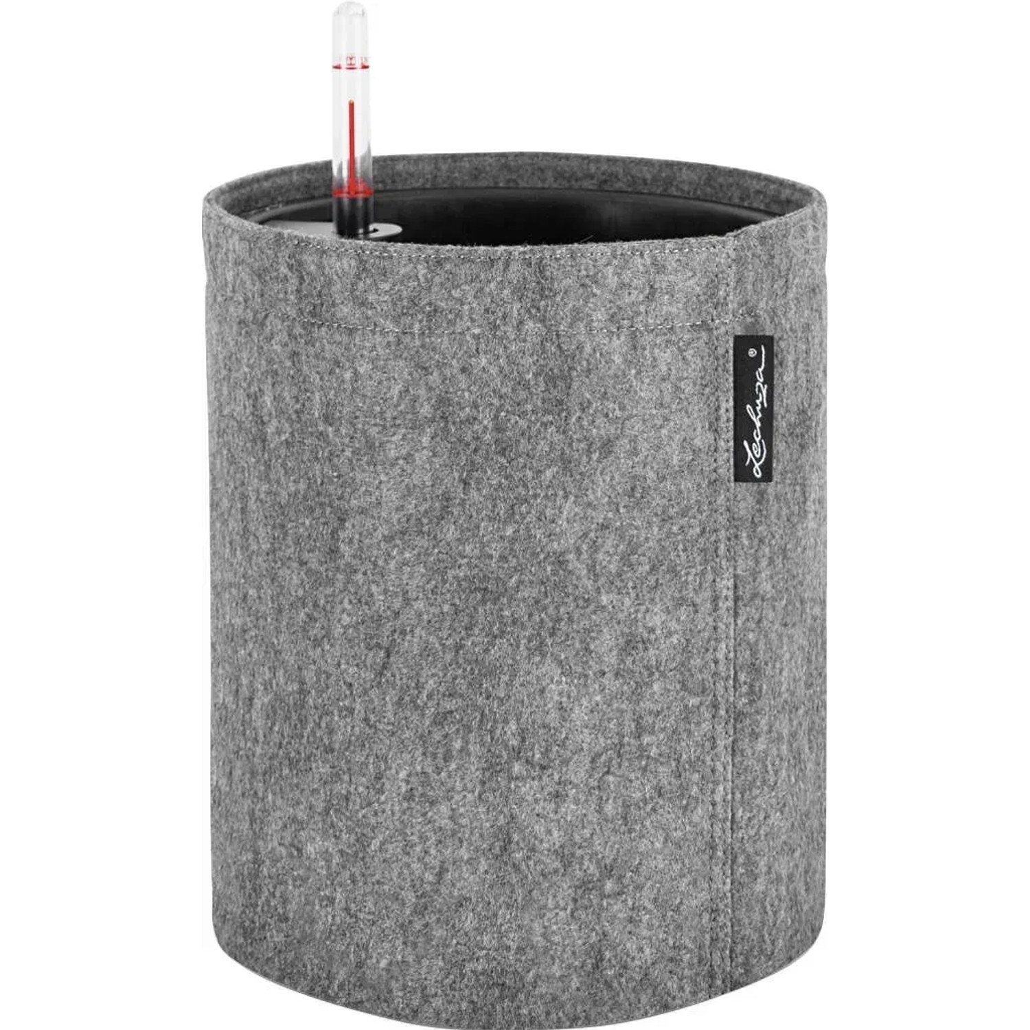 Lechuza Květináč Trendcover 23, Felt Dark Natural, pr. 23 x 26,5 cm