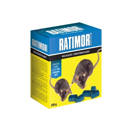 RATIMOR Nástraha na myši, parafínové bloky, 300 g