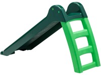 SwingKing Skládací skluzavka se schůdky pro malé děti, zelená