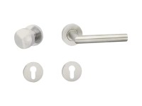 COBRA Rozetové dveřní kování VISION-R III PZ RE, KL/KO, nerez