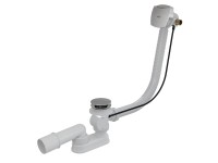 Alcadrain Sifon vanový automat s napouštěním přepadem, chrom