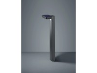 Reality Venkovní solární LED lampa Esquel, antracitová, 4,5W, 14 x 18 x 60 cm