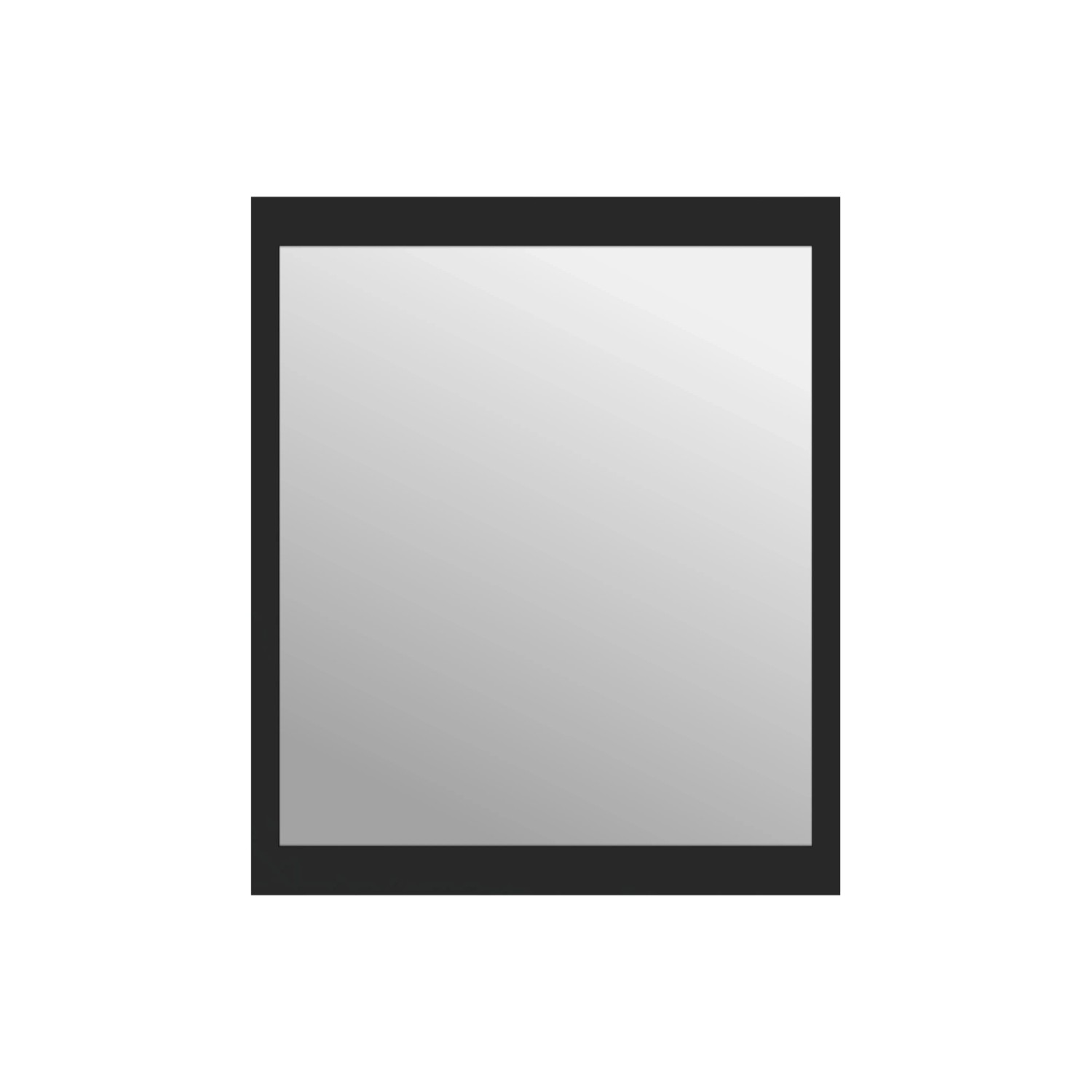 Kristall-Form Zrcadlo Beach černá 60 x 40 cm