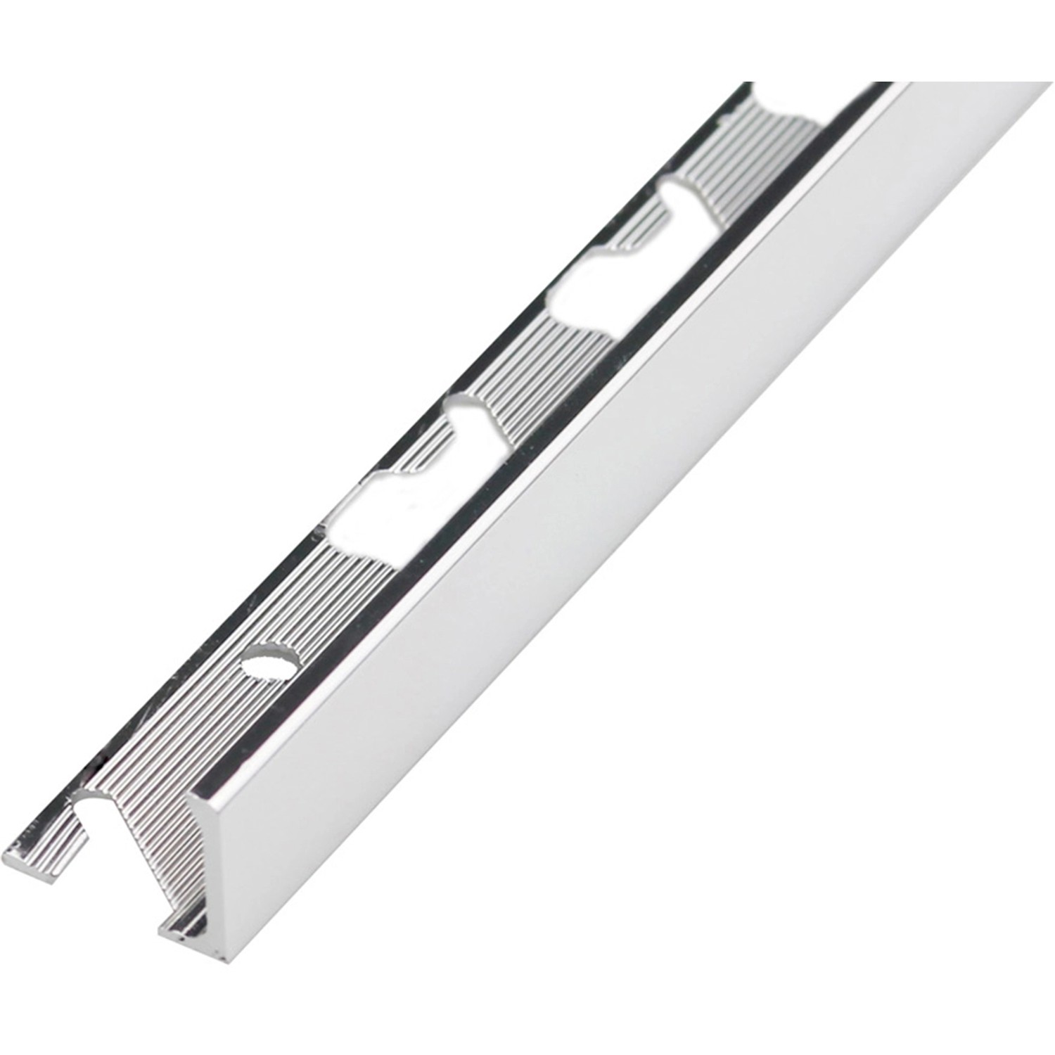 Arcansas Ochranný profil ALUCER alu stříbrný elox leštěný 10 x 2,8/19 x 2500 mm