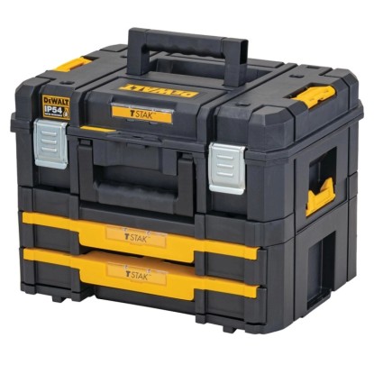 DeWALT Set kufrů na nářadí TSTAK II+IV, 44 x 33,2 x 32,7 cm