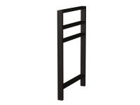 INTEDOOR Noha BEE, hranatá, 68 x 4 x 45 cm, černá mat