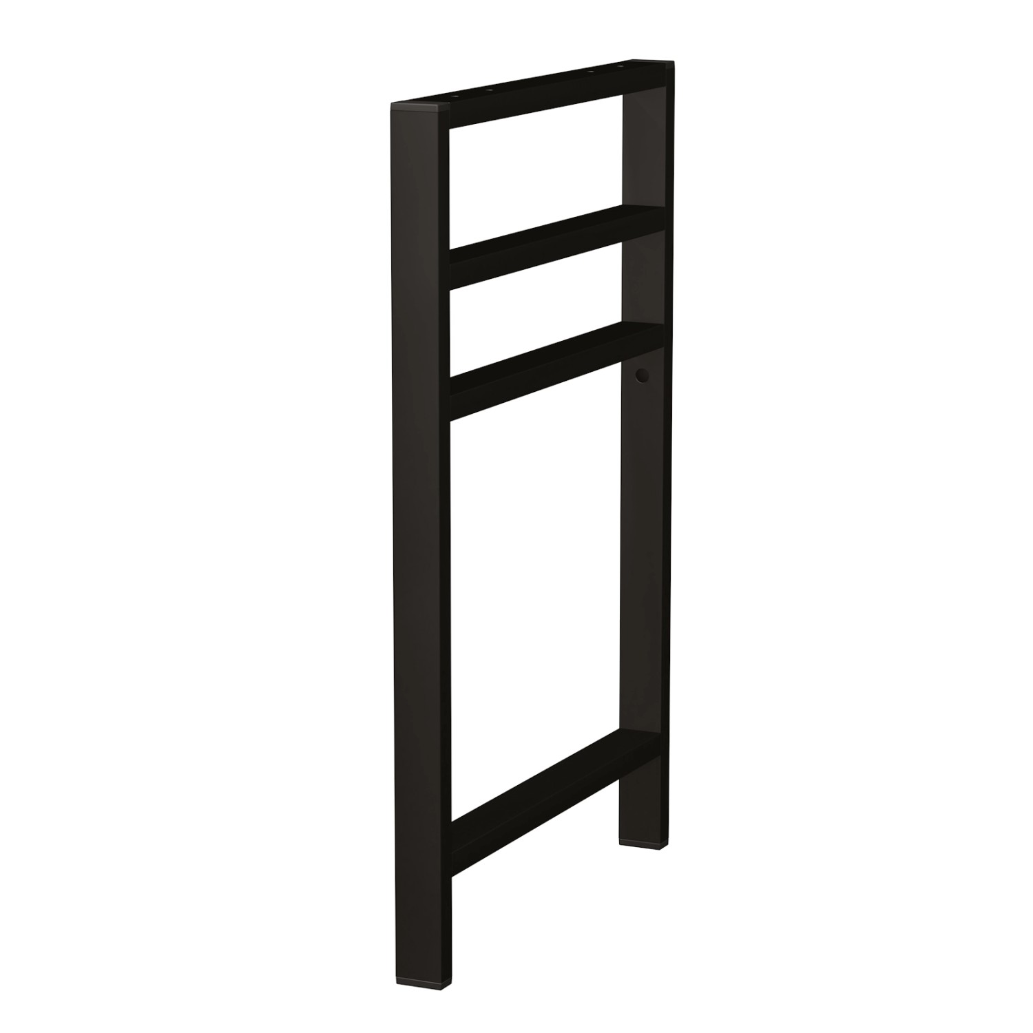 INTEDOOR Noha BEE, hranatá, 68 x 4 x 45 cm, černá mat