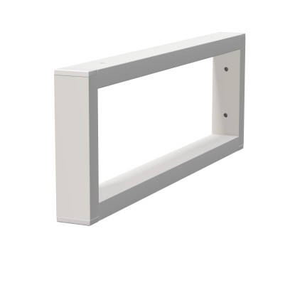 INTEDOOR Konzole BEE hranatá, 16 x 4 x 45 cm, bílá mat